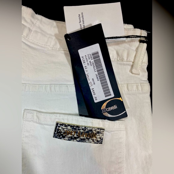 CAVALLI - white denim - Picture 4 of 7